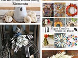 5 Autumn diy Decor Projects + Funtastic Friday 141 Link Party
