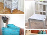 5 diy Furniture Makeovers + Funtastic Friday 140 Link Party