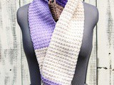 Crochet Lilac Frosting Scarf – Free Crochet Pattern