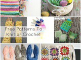Free Patterns to Knit or Crochet + Funtastic Friday 122 Link Party