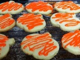 Halloween Pumpkin Sugar Cookies