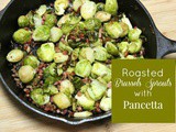 Roasted Brussels Sprouts with Pancetta