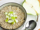 Raw Pear & Ginger Buckwheat Porridge