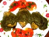 Goan style Baked fish - with green masala