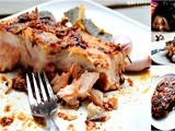 Pan-Roasted Sambar flavored Salmon with caramelized Onion
