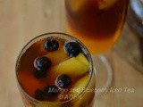 Blueberry and Mango Iced Tea