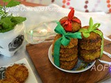 Eggless Pumpkin Oats Cookies ( Diwali Collaboration )