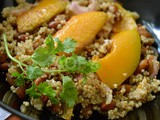 Pumpkin Kidney Beans and Quinoa Salad ( Vegan Lunch Diaries )