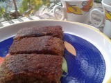 Vegan Ginger and Jaggery Cake ( Whole Wheat Version )
