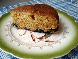Blueberry and meyer lemon cake
