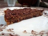 Flourless pecan chocolate cake