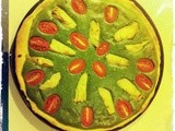 Hazelnut spinach tart