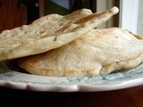 Pita bread flavored with za’atar