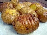 Sliced roasted potatoes