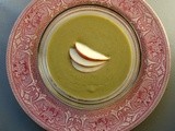 Spinach, apple, avocado bisque with ginger
