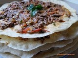 Kayseri Style Layers of Flat Breads with Ground Meat and Vegetable Topping – Kayseri Usulu Yaglama