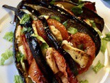 Roasted Aubergine with Tomatoes, Herbs and Cheese and Latest News