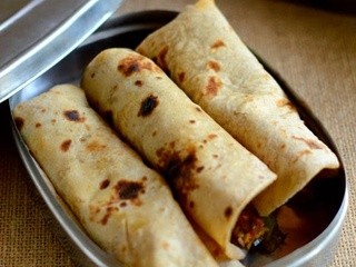 Chapati Rolls-Vegetable Paneer Chapati Rolls Recipe-Lunch Box Ideas for Work,School (Indian)