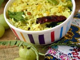 Gooseberry Rice-Nellikai Sadam Recipe-Amla Rice