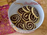 Pinwheel Cookies-Chocolate Pinwheel Cookies-Christmas Recipes