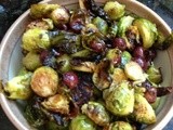 Brussel Sprouts and Grapes- Maybe Better than Bacon