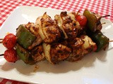 Baked Chili-Lime Chicken Kabobs