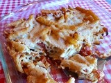 Baked Penne with Tomatoes and Mozzarella