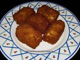 Fried mac and cheese squares