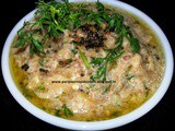 Kolache bharit / tamarind & coconut flavoured brinjal dip