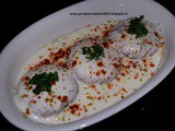 Upwasacha dahi wada / dahi vada (upwas / fasting) / samo dumplings in curd / उपवासाचा दही वडा