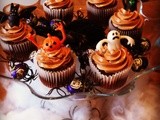Spooky Halloween Chocolate Velvet Cupcakes