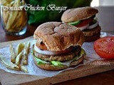 Indian Style Chicken Burger Recipe