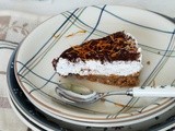 Cheesecake con ricotta, cioccolato e calendula