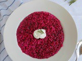 Beetroot and Fresh Rosemary Risotto