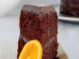 Chocolate Cake with Orange and Chocolate Glaze