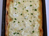 Pizza with White Sauce, Ricotta and Rosemary