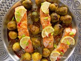 Roasted Salmon with Brussel Sprouts