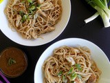 Spaghetti with Chicken and Peanut Butter Sauce
