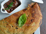 5 mins Andhra Pesaratu Dosa, a super instant recipe