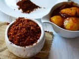 Instant Pickle Powder, South Indian Style