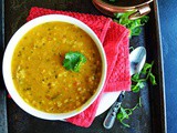 Tomato Pappu / Andhra style Lentils with Tomato