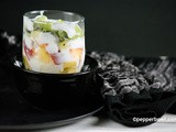 2 min Layered Yogurt Fruit Salad