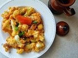 Cauliflower Golden Fry, snacking recipe
