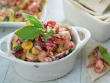 Cranberry Corn Salsa with Fresh Basil