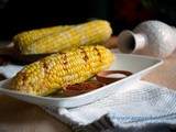 Lemon drizzled Sweet Corn Cob