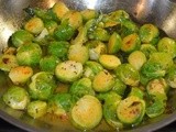 Pan-tossed Brussels Sprouts get a South Indian Flavor Kick
