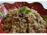 Quinoa Pulao with Caramelized Onion and Walnuts