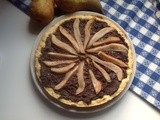 Crostata di ricotta cioccolato e pere - Ricotta cheese, cocoa and pears pie