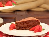 Chocolate Mousse Cake from That Skinny Chick Can Bake