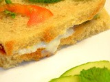 Cucumber Tomato Sandwich Recipe - Fresh and Creamy Sandwich